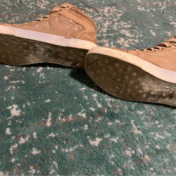 Beige bejeweled shoes size 7.5 - Picture 4 of 4